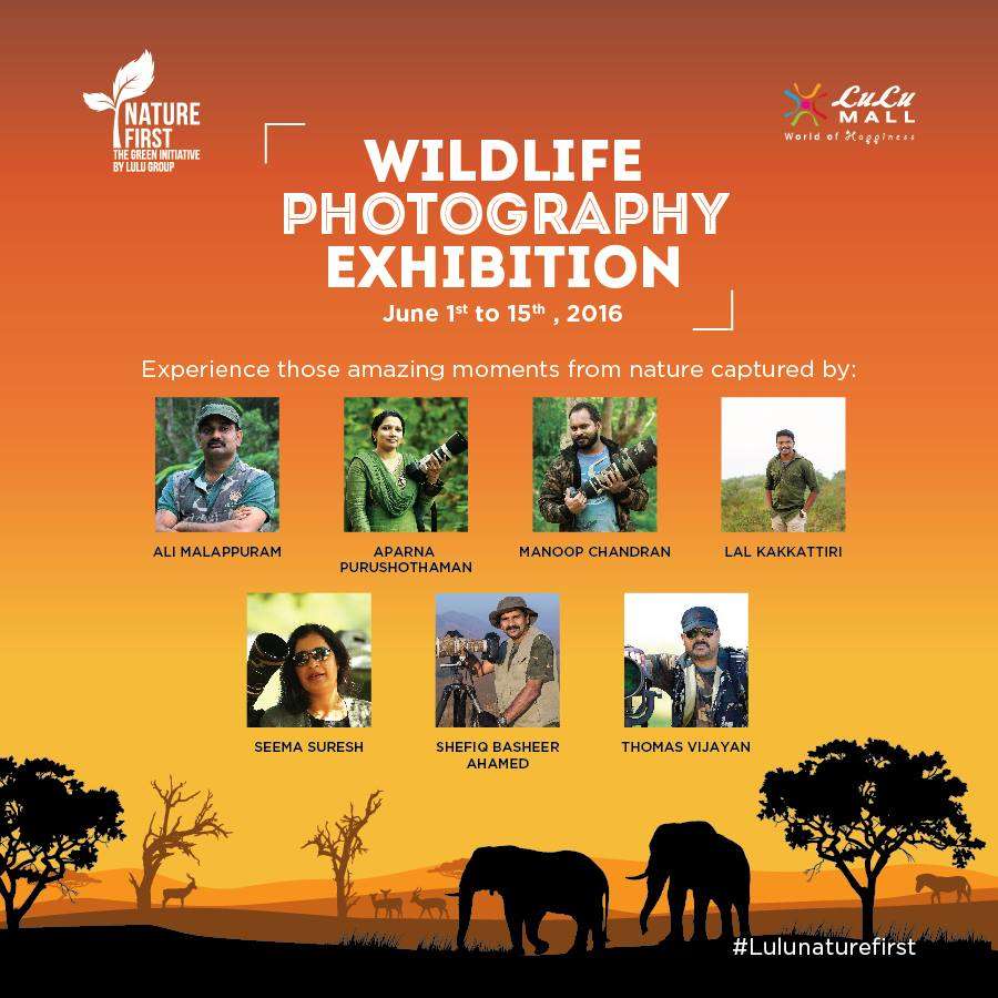 Wildlife Photography Exhibition at LuLu Mall Kochi from 1 to 15 June 2016 |  Events in kerala 