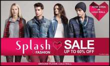 Splash Fashion LuLu Mall, Kochi, Kerala Grand opening Sale - Up to 60% off.