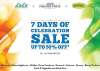 Sales in Kochi - 7 days of celebration sale - Upto 50% off at LuLu Mall from 23 to 29 January 2015