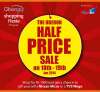 Events in Kochi, The Oberon Half Price Sale, 18 & 19 January 2014, Oberon Mall, Kochi, Kerala.