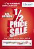 Sales in Kochi, Kerala , The Oberon 1/2 price sale, 12 & 13 July 2014 , Oberon Mall, Kochi