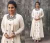 Actress Vidya Balan wearing Purvi Doshi for a TV show for Kahaani 2 promotions